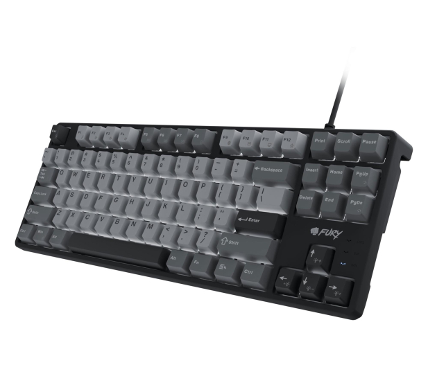 Fury KANABO K2 US białe podświetlenie mechaniczna czarno-szara - 1506500 - zdjęcie 5